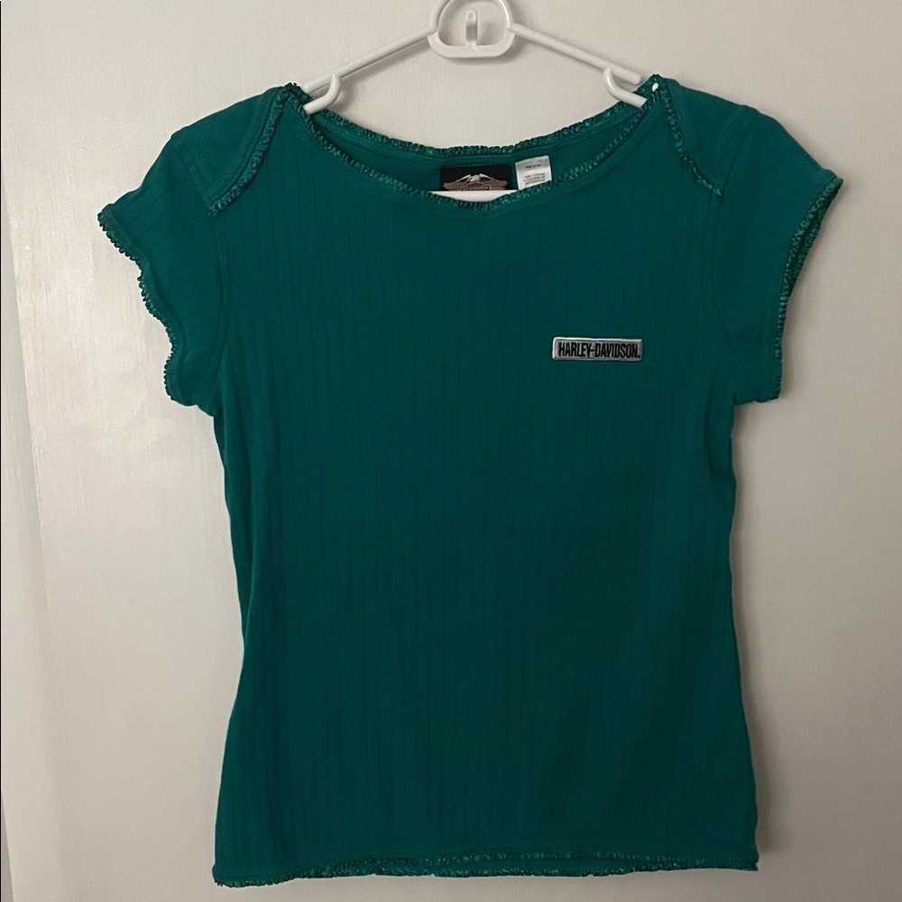 Harley-Davidson Teal Women's Top